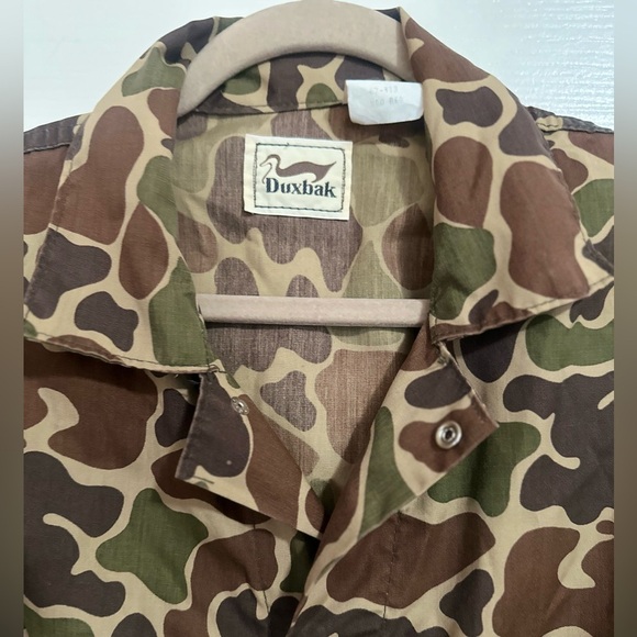 Vintage Men’s‎ DUXBAK Camo Hunting Zip Up Jumpsuit Suit Bib Overalls Medium. - Picture 5 of 12